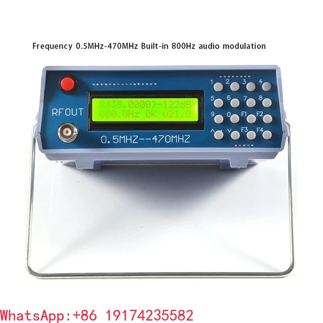 Rf Signal Generator 0.5Mhz To 470Mhz - เครื่องกำเนิดสัญญาณ RF พร้อมมิเตอร์ทดสอบ ช่วงความถี่ 0.5Mhz -