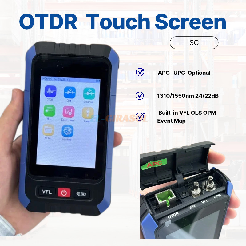 Optical Time Domain Reflectometer Otdr 1310 1550Nm - เครื่องทดสอบใยแก้วนำแสง OTDR ระยะ 80 กม. ความยาวคลื่นคู่