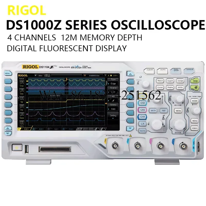Wmwmnu สำหรับออสซิลโลสโคปแบบดิ - Digital Storage Oscilloscope 4 Channel 100Mhz บทวิจารณ์และราคา